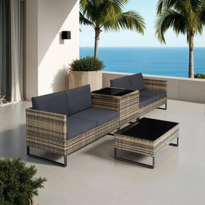 Rattanlounge Ostuni - natur