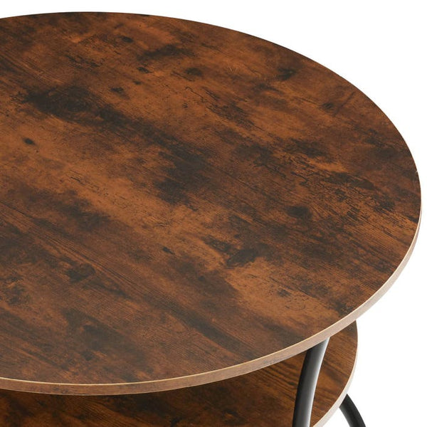 Couchtisch Cromford Industrial Holz dunkel, rustikal