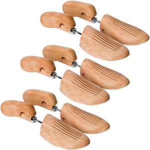 3 Paar Schraub-Schuhspanner Lotusholz Grösse 39-41