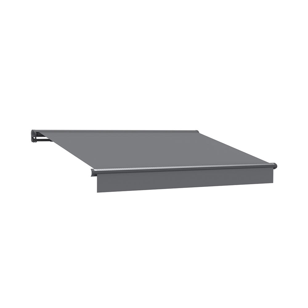 Tenda da sole CONTINI a mezza cassonetta con solare 395x300cm antracite