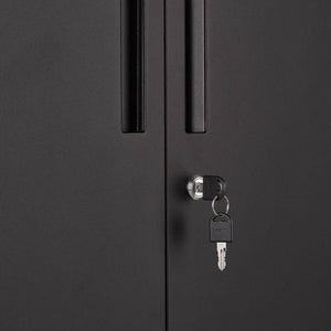 Aktenschrank Blake schwarz 2er Set