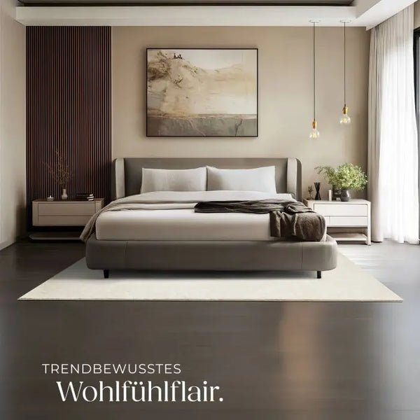 Kurzflorteppich Soft Zone creme 160 x 230 cm