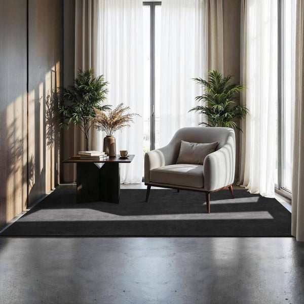 Short pile carpet Soft Zone anthracite 120 x 170 cm 