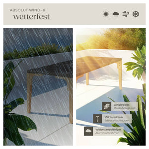 Rattan Tisch Foggia natur