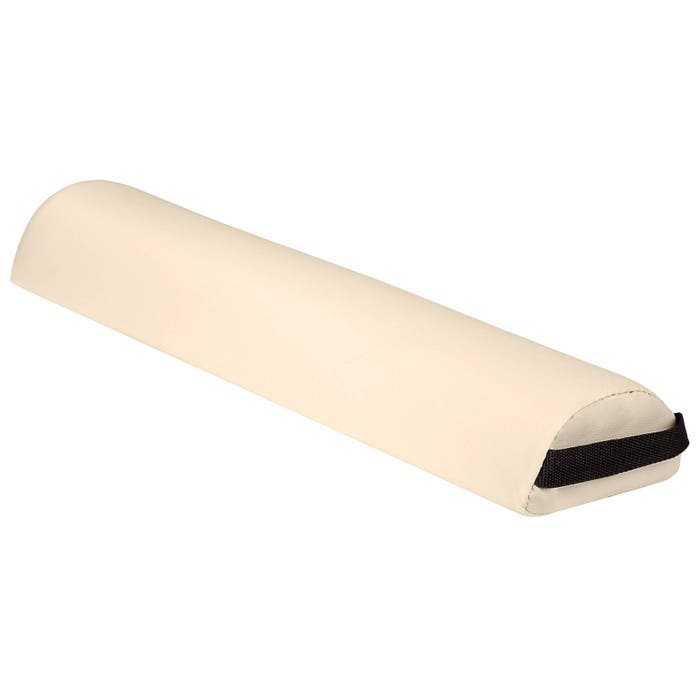 Massage Halbrolle aus Kunstleder, beige