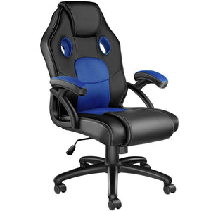 Mike office chair, black/blue
