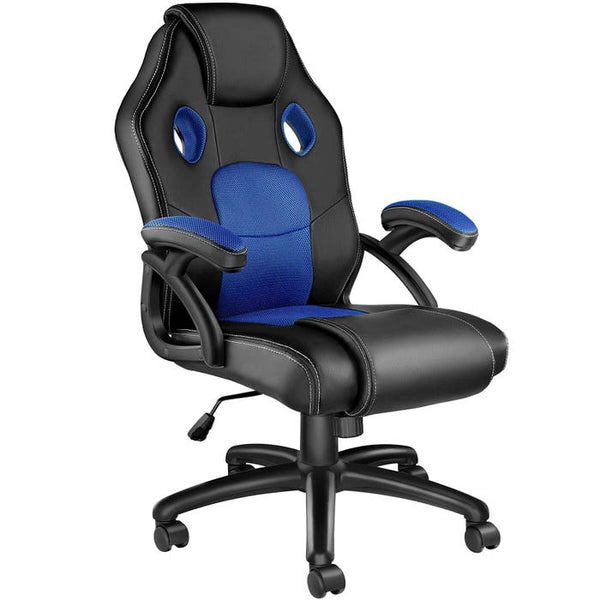 Mike office chair, black/blue
