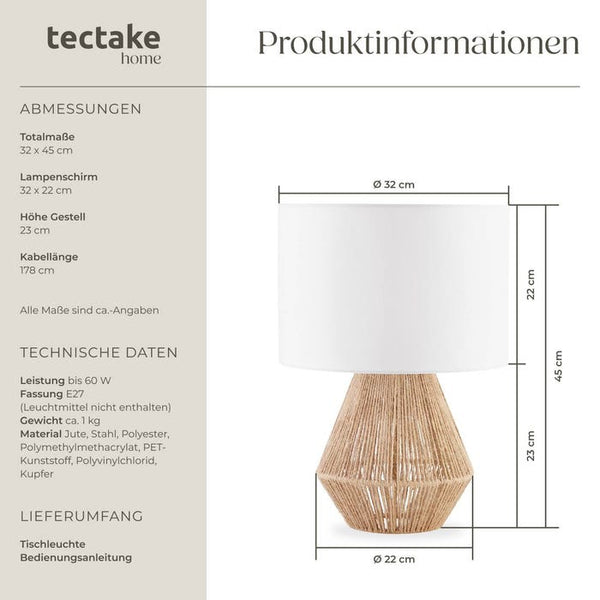 Tischleuchte Lignea Lux