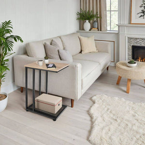 Beistelltisch Eton Industrial Holz hell, Eiche Sonoma