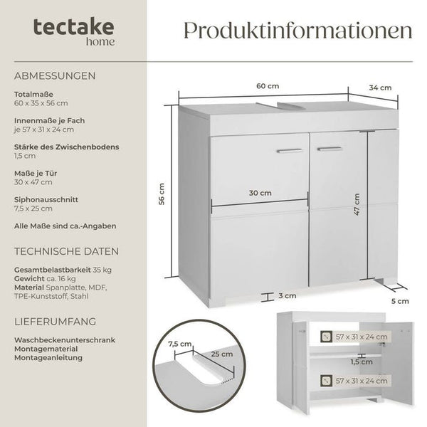 Waschbeckenunterschrank Idris