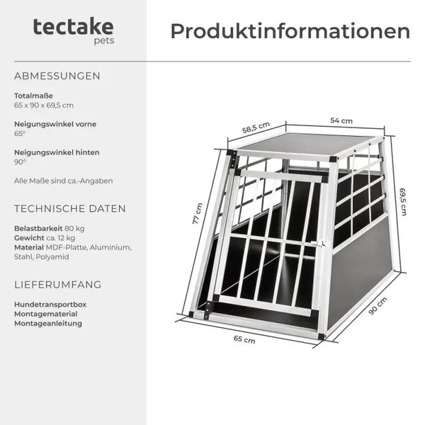 Hundetransportbox single