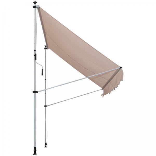 Markise Klemmmarkise Sonnenschutz Beige 200 x 150cm