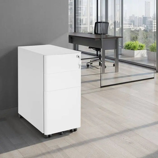 Aktenrollschrank Parvus weiss