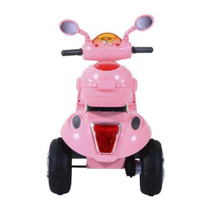 Elektro Kinderroller Kindermotorrad 6V 3 km/h 108 x 51 x 75cm Rosa Gelb