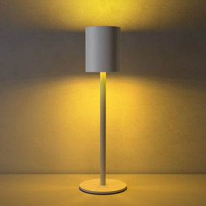 Akku-Tischlampe Corly weiss