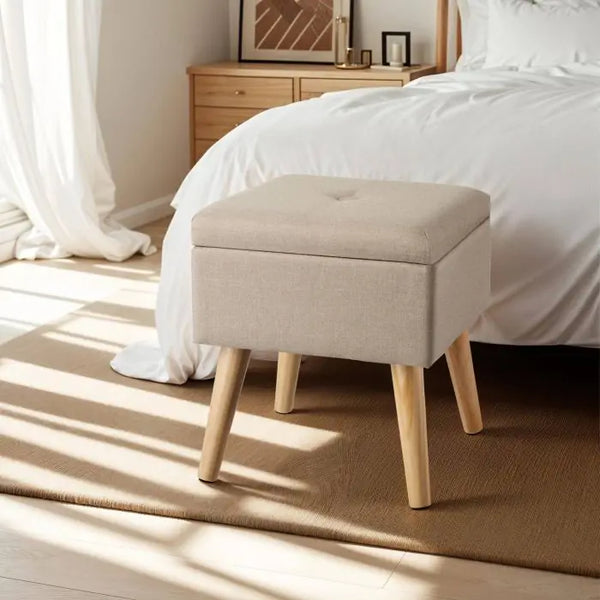 Sitzhocker mit Stauraum Elva Sand