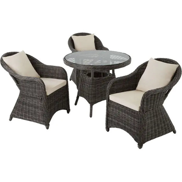 Aluminium Rattan Sitzgruppe Zürich