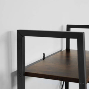 Leiterregal Brentwood Industrial Holz dunkel, rustikal