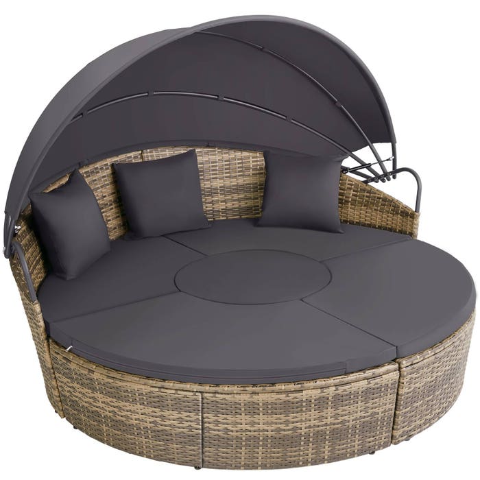Rattan sun island Santorini natural 