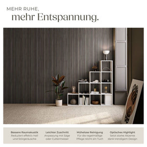 Sonic Wall Holzoptik in Eiche grau 4er Set Eiche grau 4er Set