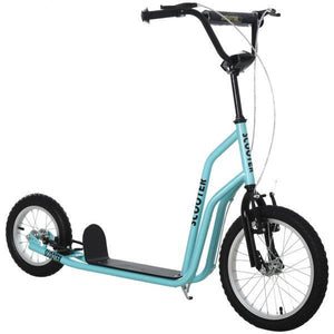 Tretroller Scooter Cityroller Kinder Mädchenroller verstellbar Aluminium Blau