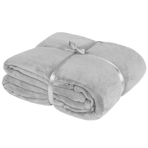 Kuscheldecke mit Ärmeln grau 200 x 170 cm