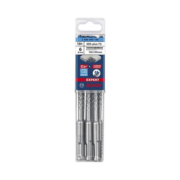 SDS plus-7X 6x100x165mm 10St EXPERT