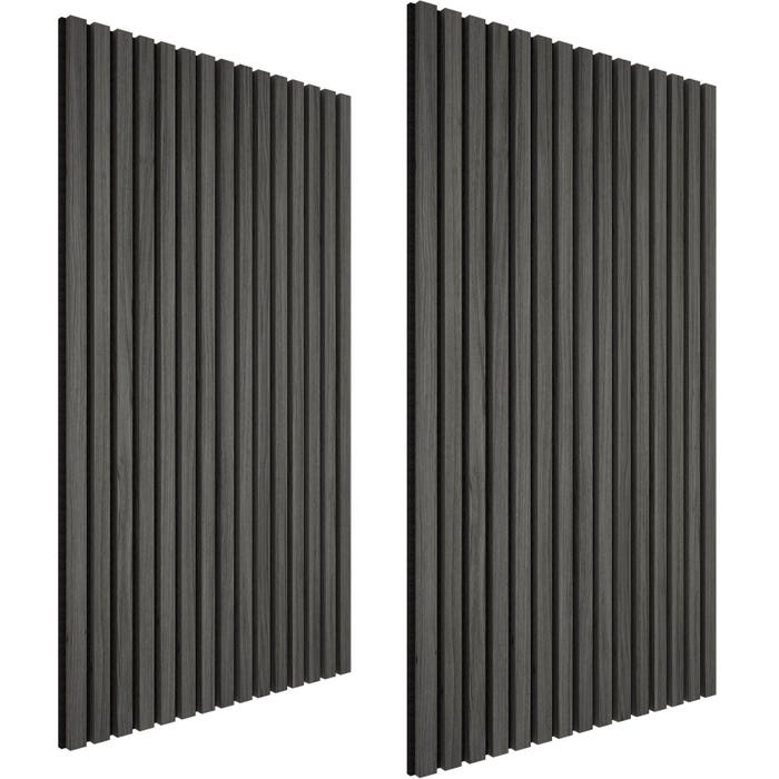 Akustikpaneele Sonic Wall Eiche schwarz 2er Set