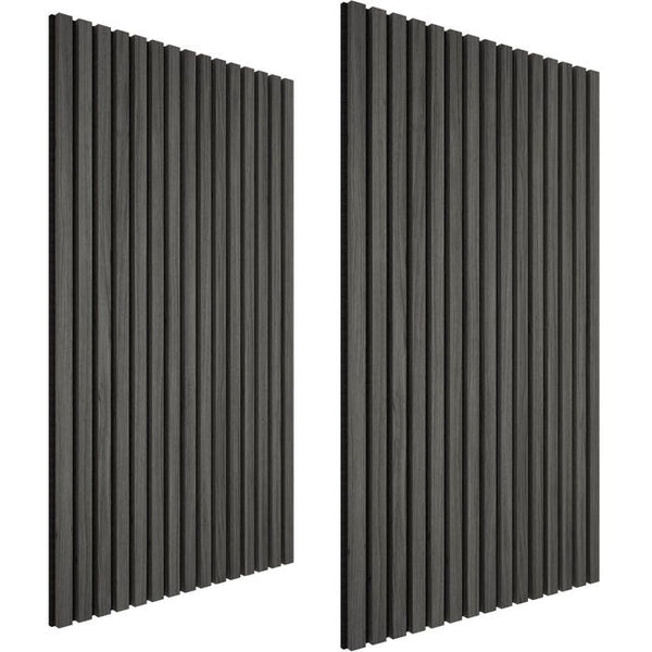 Akustikpaneele Sonic Wall Eiche schwarz 2er Set