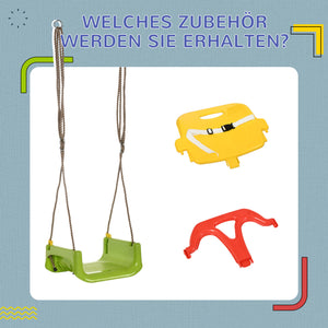 Babyschaukel verstellbar mit Rückenlehne und Gurt ab 9 Monaten