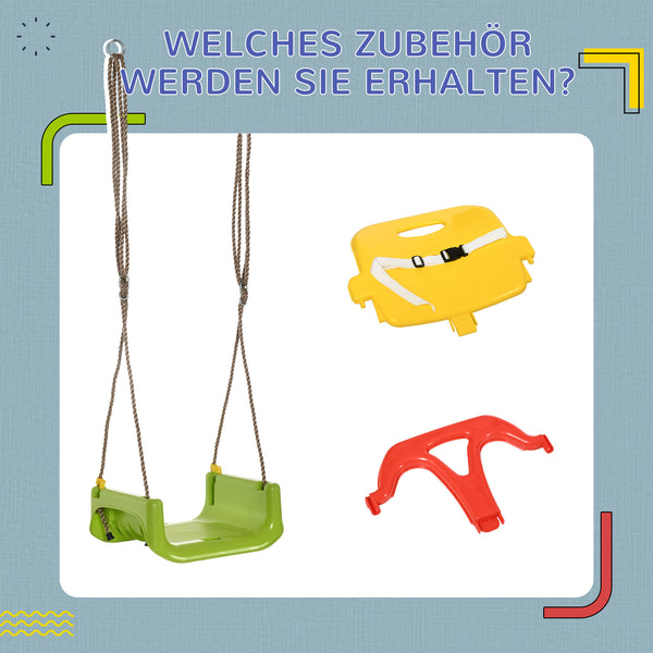 Babyschaukel verstellbar mit Rückenlehne und Gurt ab 9 Monaten