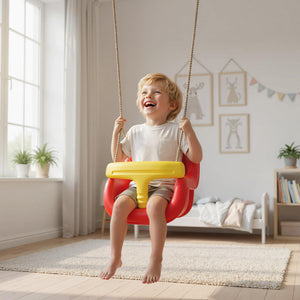 Babyschaukel verstellbar mit Sicherheitsbügel und Rückenlehne