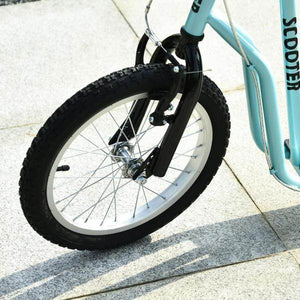 Tretroller Scooter Cityroller Kinder Mädchenroller verstellbar Aluminium Blau