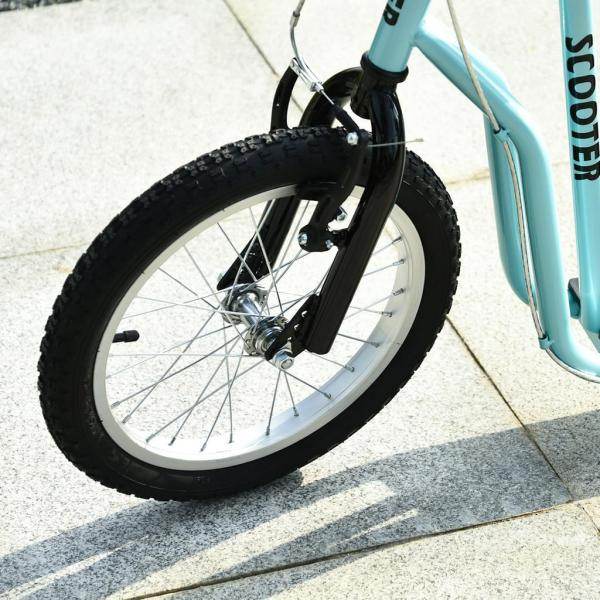 Tretroller Scooter Cityroller Kinder Mädchenroller verstellbar Aluminium Blau