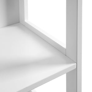 Armoire de salle de bain, armoire haute, blanche