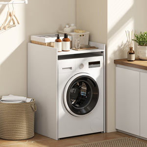 Badezimmerschrank mit offenem Regal für kleine Räume weiss