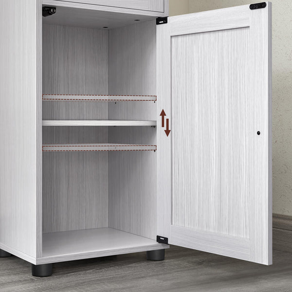 Badezimmerschrank mit Glastür
