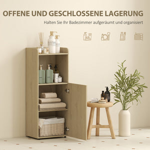 Badezimmerschrank Nischenschrank mit Regal verstellbar Gelbeiche