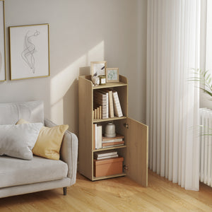 Badezimmerschrank Nischenschrank mit Regal verstellbar Gelbeiche