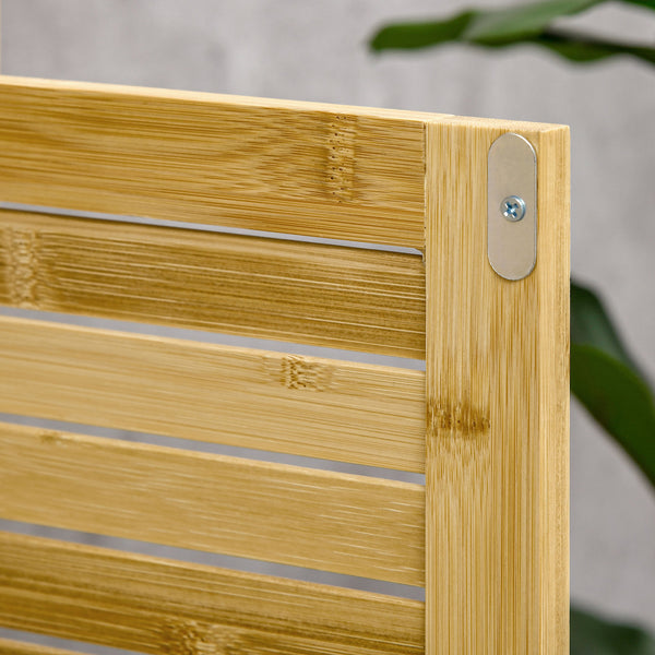 Badezimmerschrank Offenes Standregal Bambus Natur