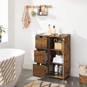 Meuble de salle de bain à tiroirs style industriel VIBE
