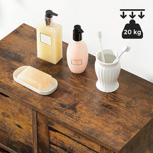 Meuble de salle de bain à tiroirs style industriel VIBE
