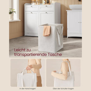 Badezimmerschrank Wäscheschrank mit 2 Wäschekörben