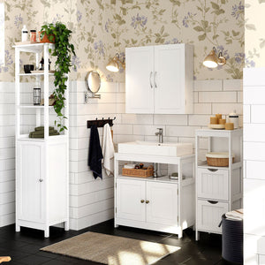 Meuble de salle de bain, armoire murale à 2 portes