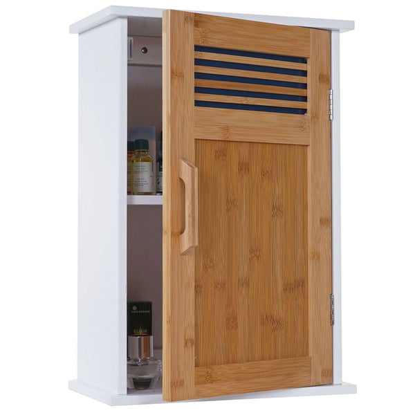 Badezimmerset Badmöbel Hochschrank Waschbeckenunterschrank Hängeschrank Bambus weiss