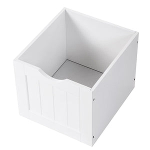 Étagère de salle de bain, commode à 2 tiroirs