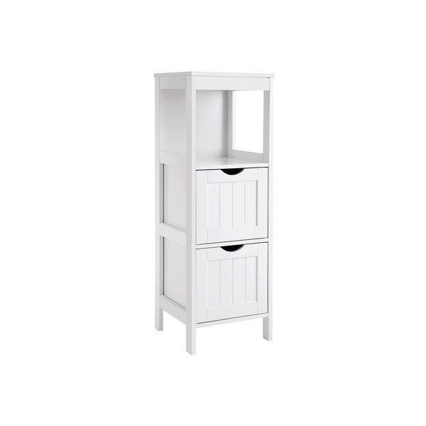 Étagère de salle de bain, commode à 2 tiroirs