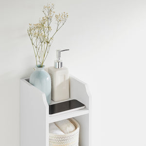 Étagère de salle de bain, commode avec porte
