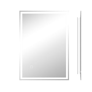 Badspiegel mit LED Beleuchtung und Touchfunktion für Bad