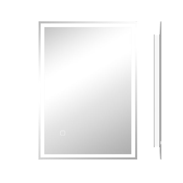Badspiegel mit LED Beleuchtung und Touchfunktion für Bad